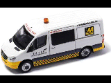 MERCEDES-BENZ SPRINTER HKAA HONG KONG WHITE/YELLOW 1-76 SCALE AT